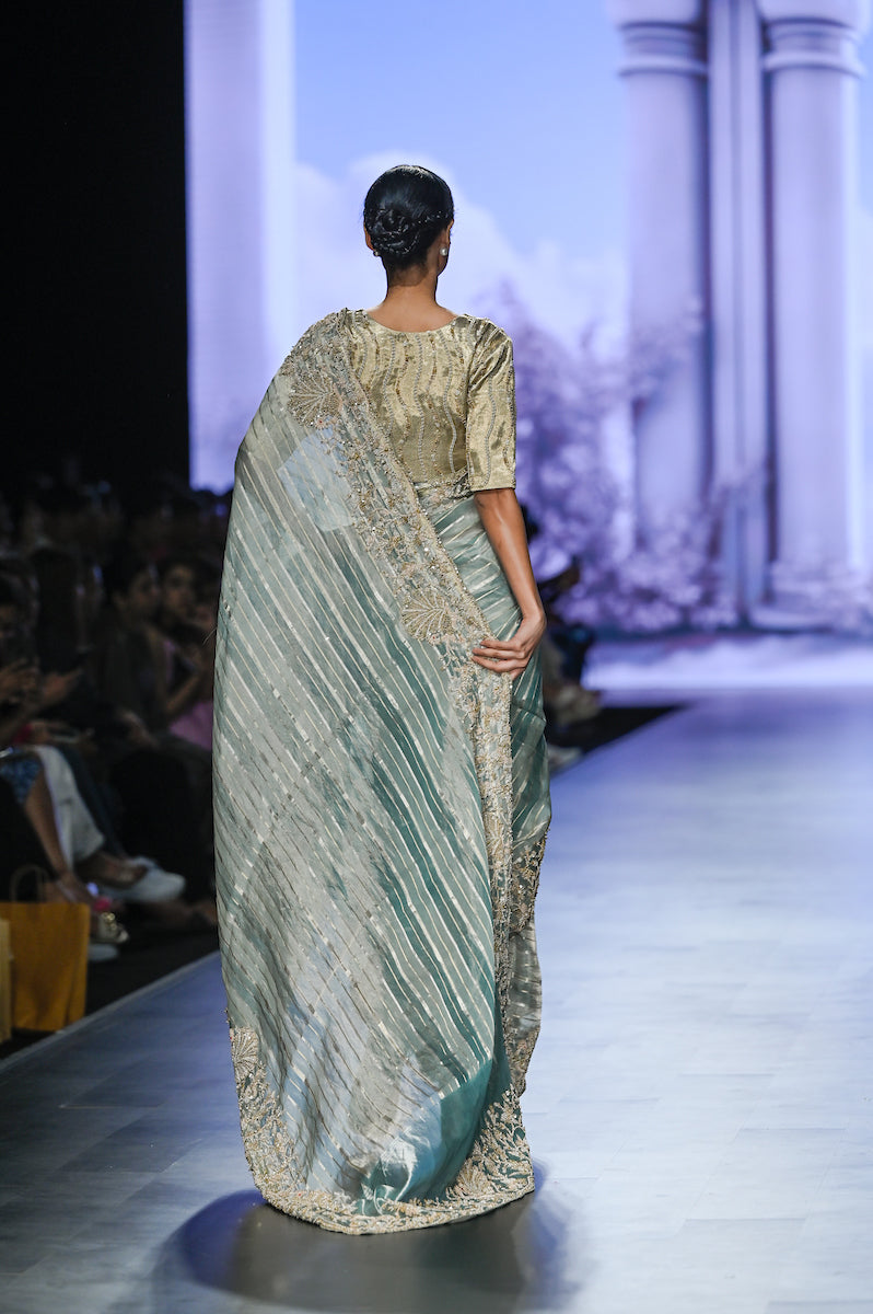 Pure silk tissue saree (7823)