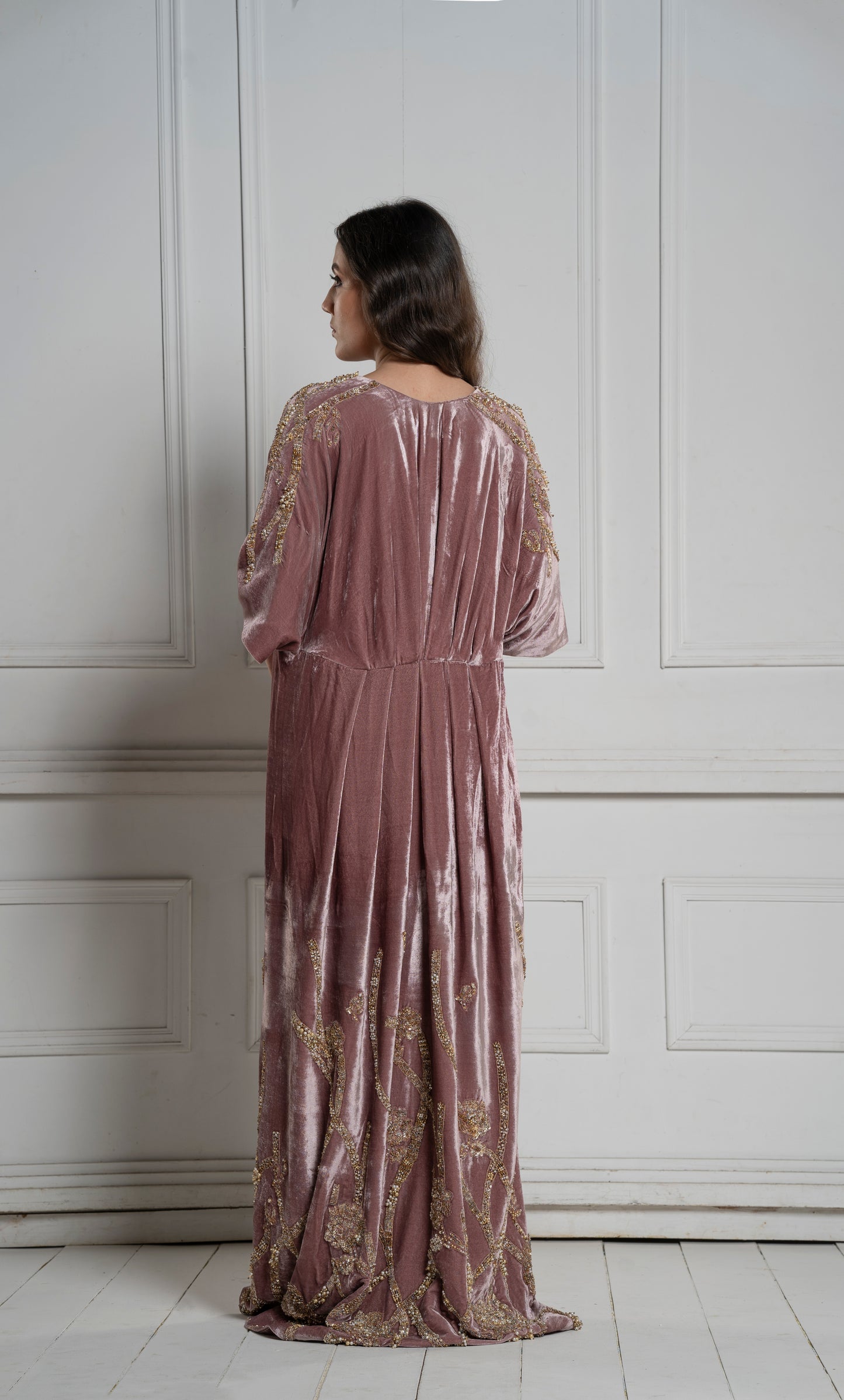 Velvet long jacket (GS2037)