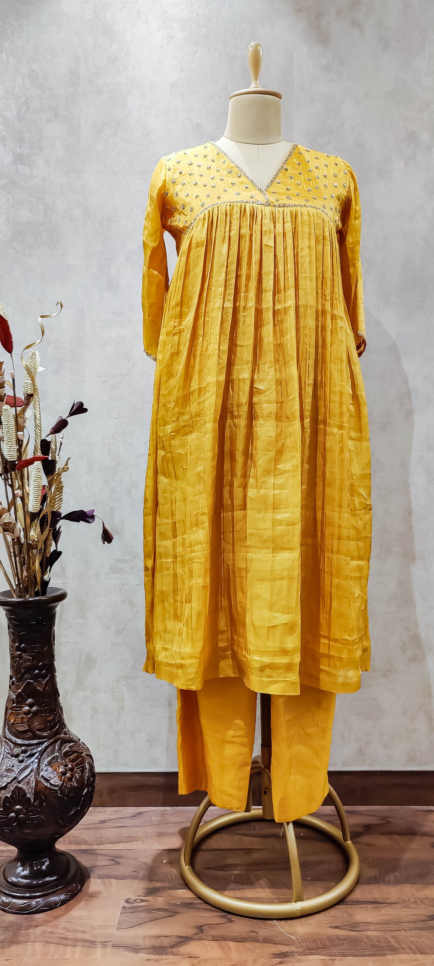 Yellow Hue Kurta & Pant