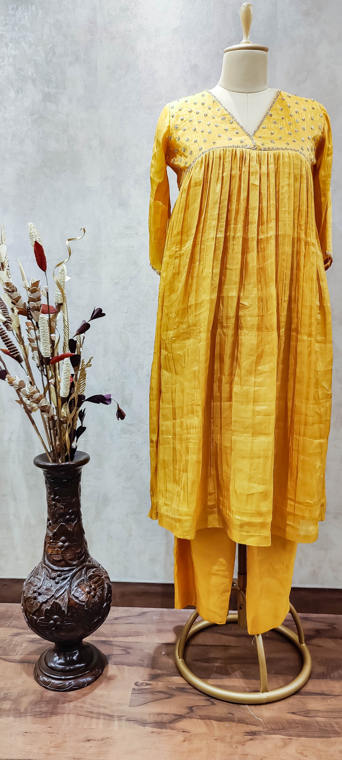 Yellow Hue Kurta & Pant