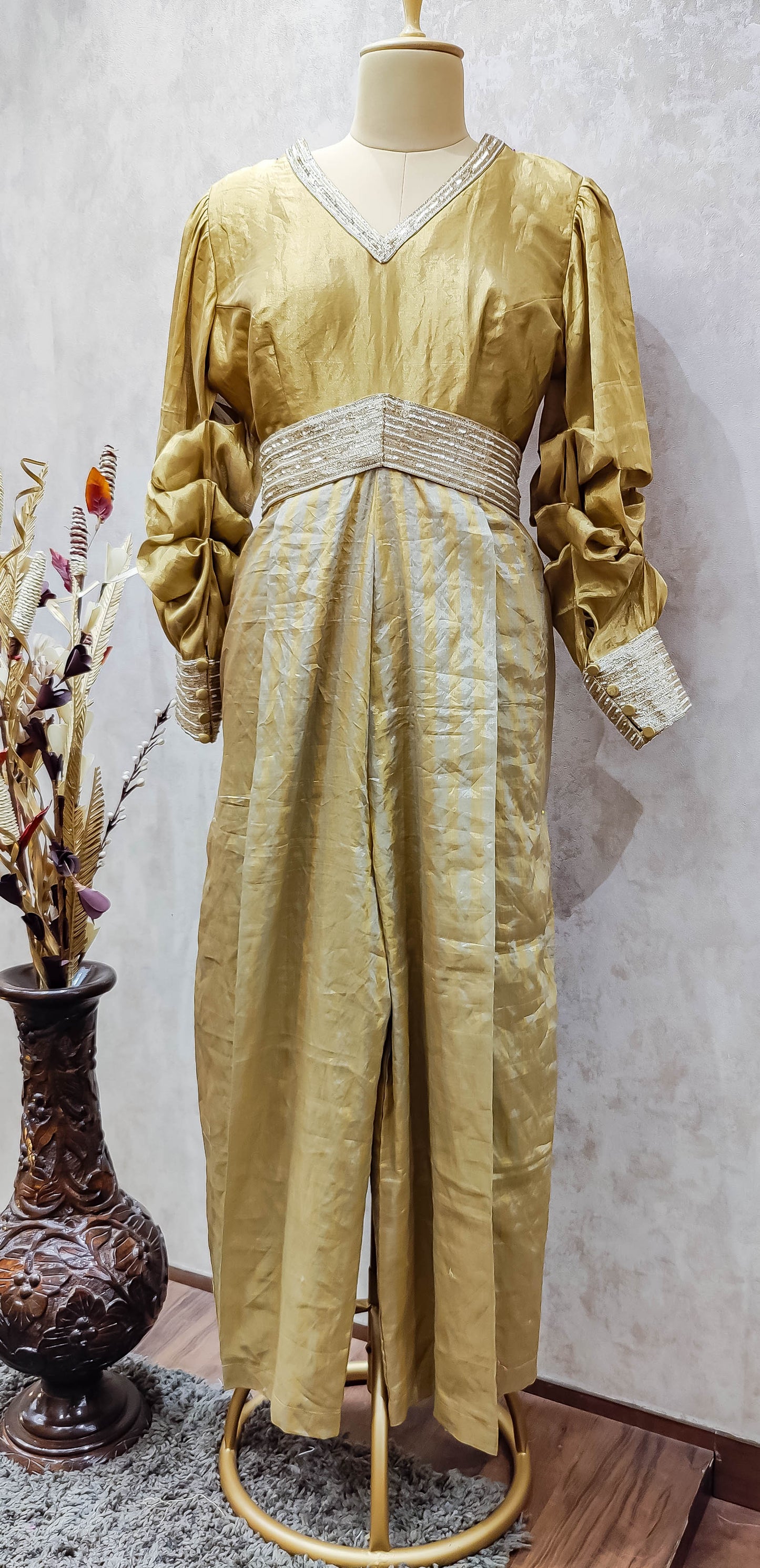 Golden Glam Jumpsuit