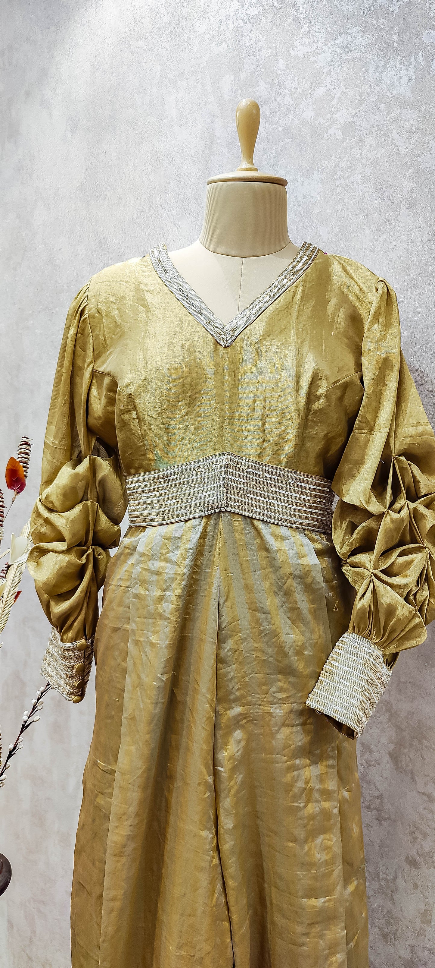 Golden Glam Jumpsuit