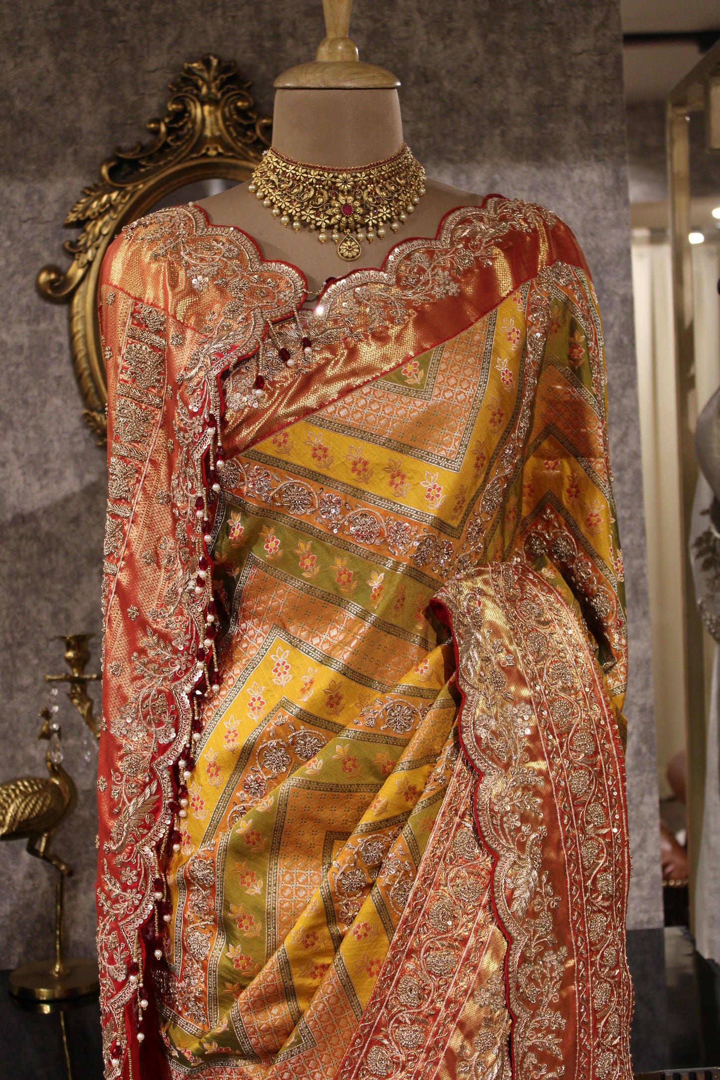 KANJIVARAM SAREE IN TRADITIONAL FESTIVE HUES