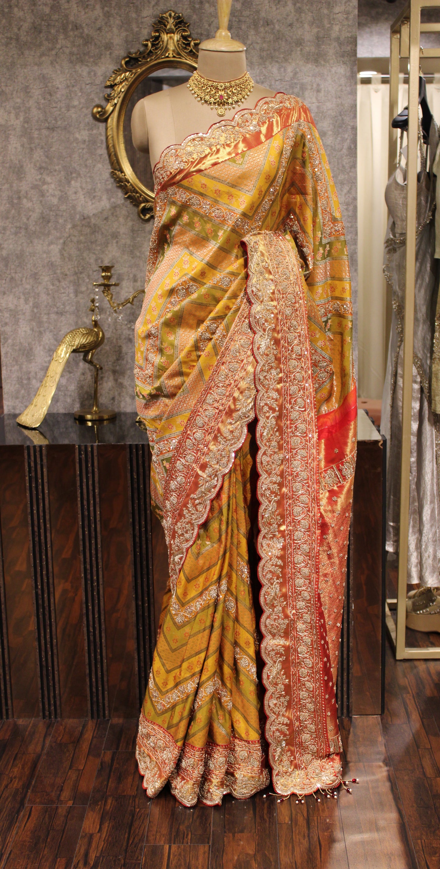 KANJIVARAM SAREE IN TRADITIONAL FESTIVE HUES