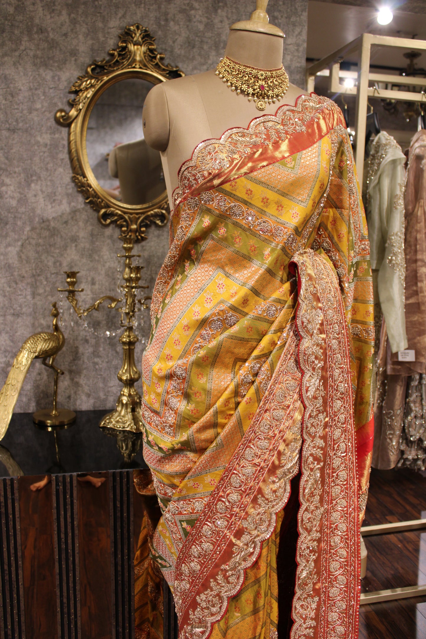 KANJIVARAM SAREE IN TRADITIONAL FESTIVE HUES