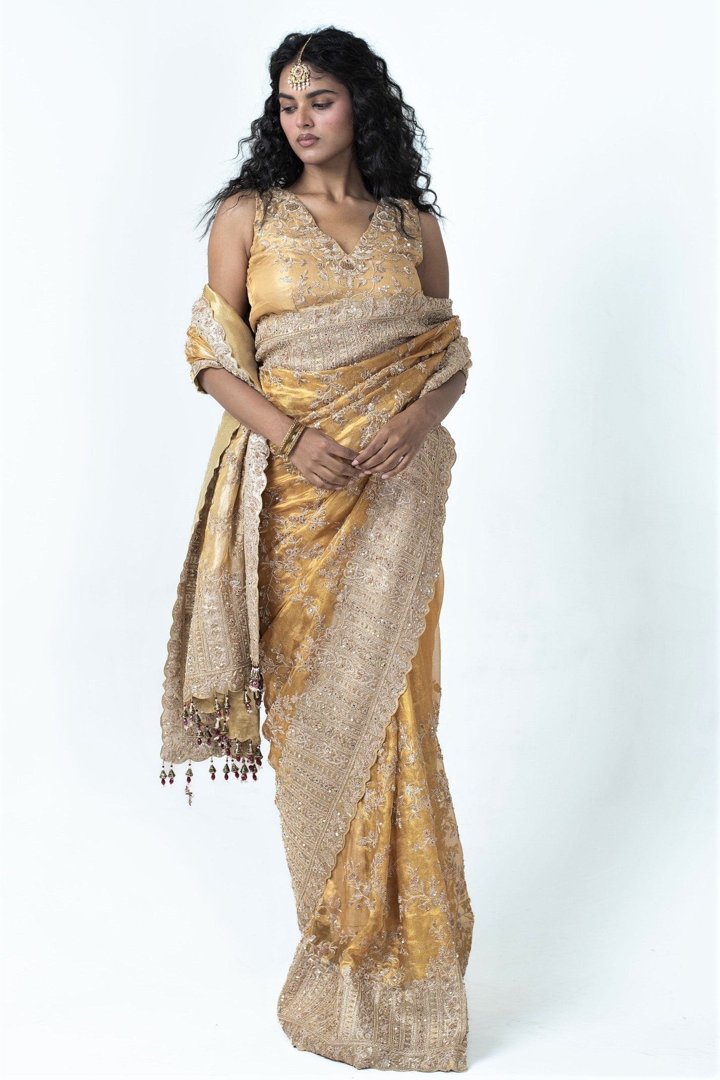 KANAKA PALLAVI KANCHI PATTU TANTU SAREE