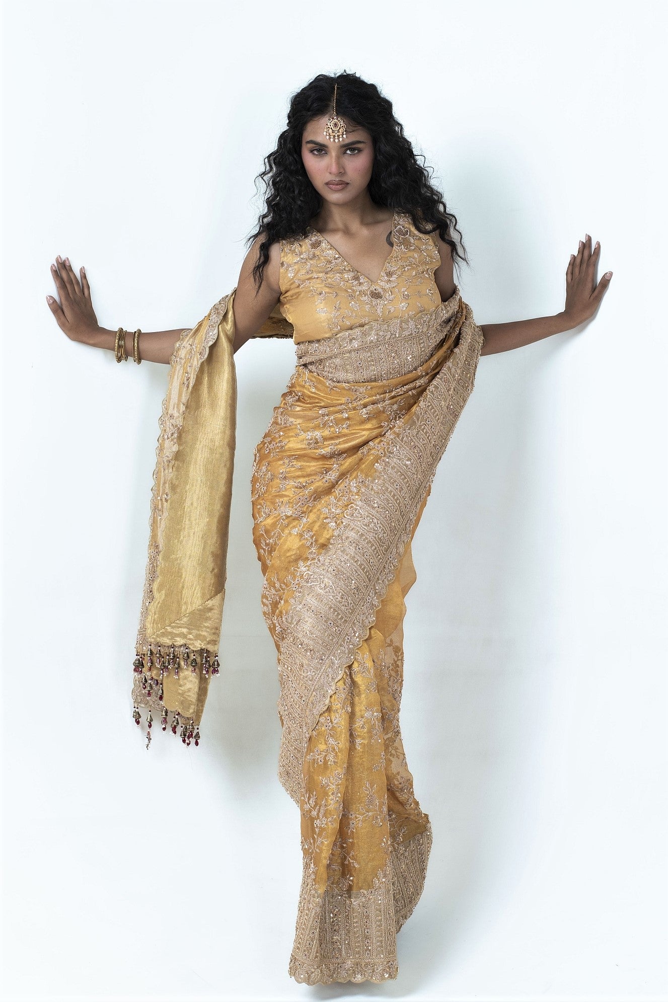 KANAKA PALLAVI KANCHI PATTU TANTU SAREE