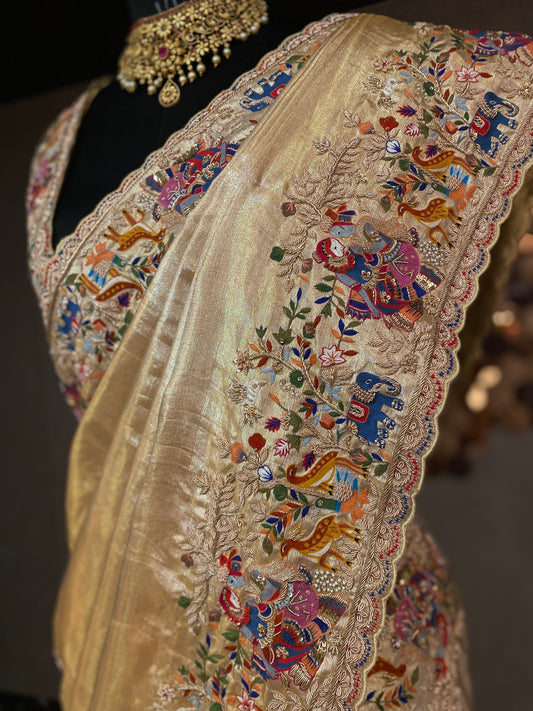 REGAL TALES KANJIVARAM TISSUE SAREE