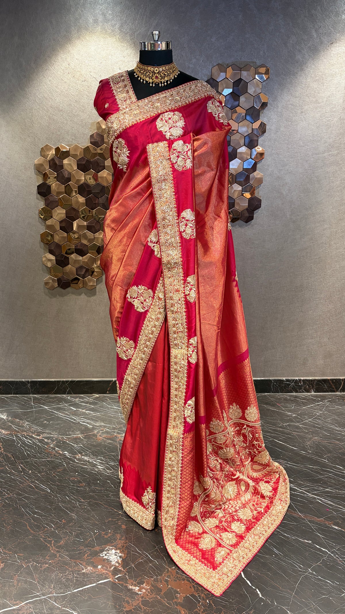 RAKTAKANCHANI PATTU SAREE