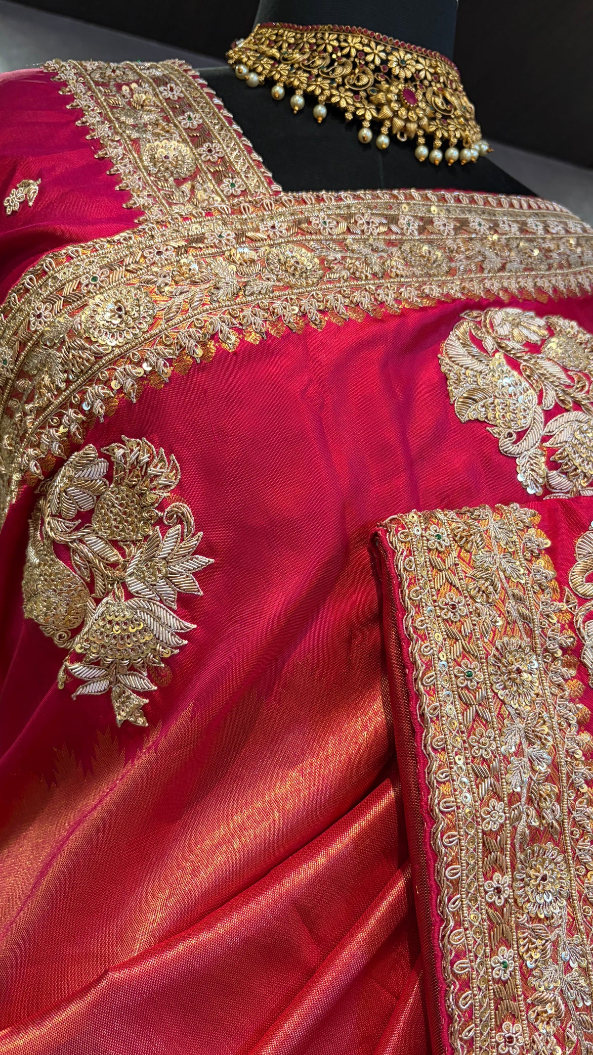 RAKTAKANCHANI PATTU SAREE