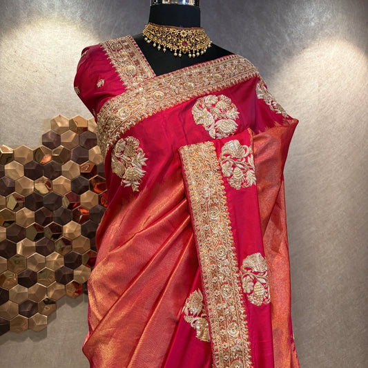 RAKTAKANCHANI PATTU SAREE