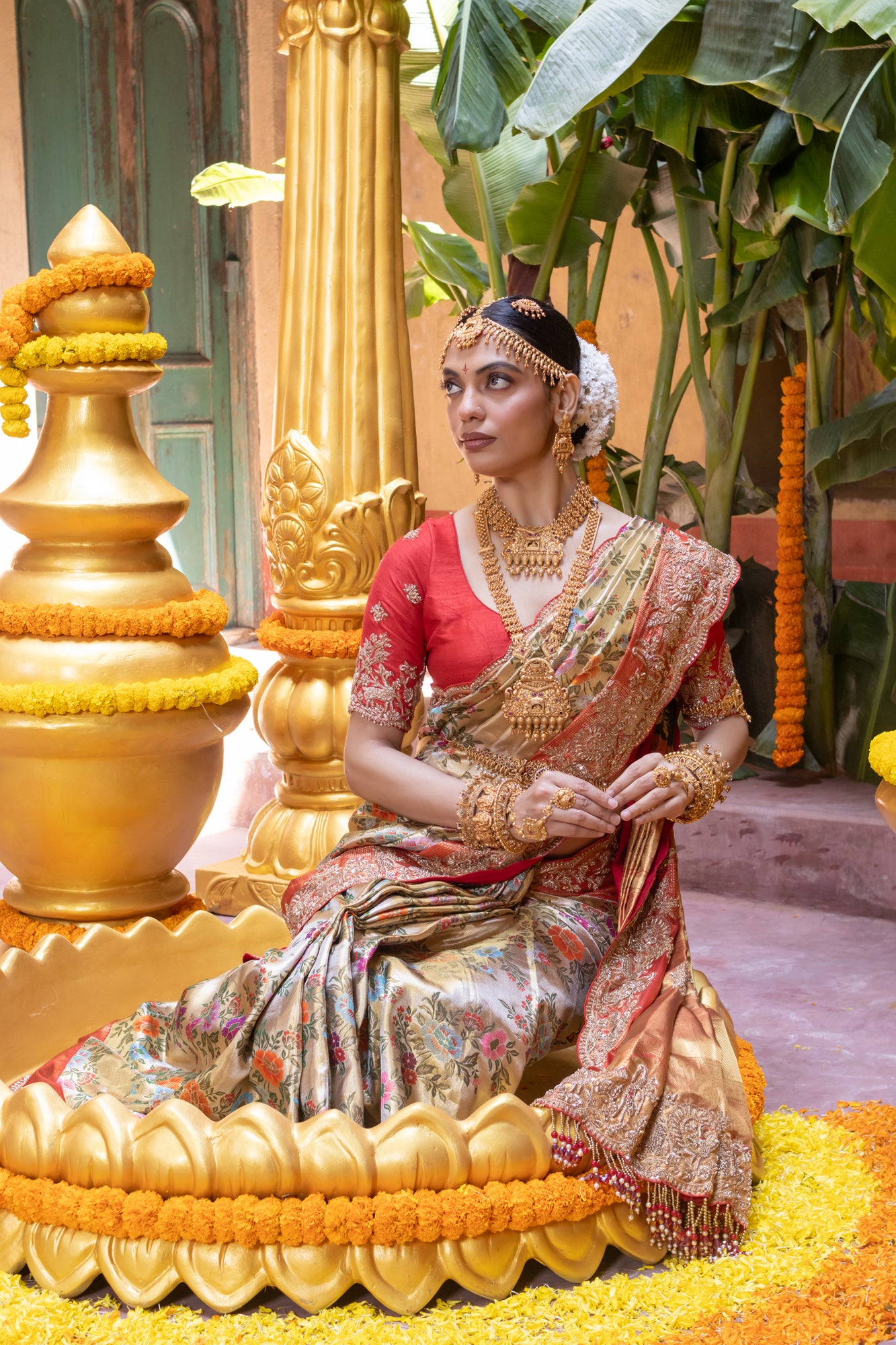 HANDCRAFTED LUXURIOUS KANJIVARAM SAREE SS-1037
