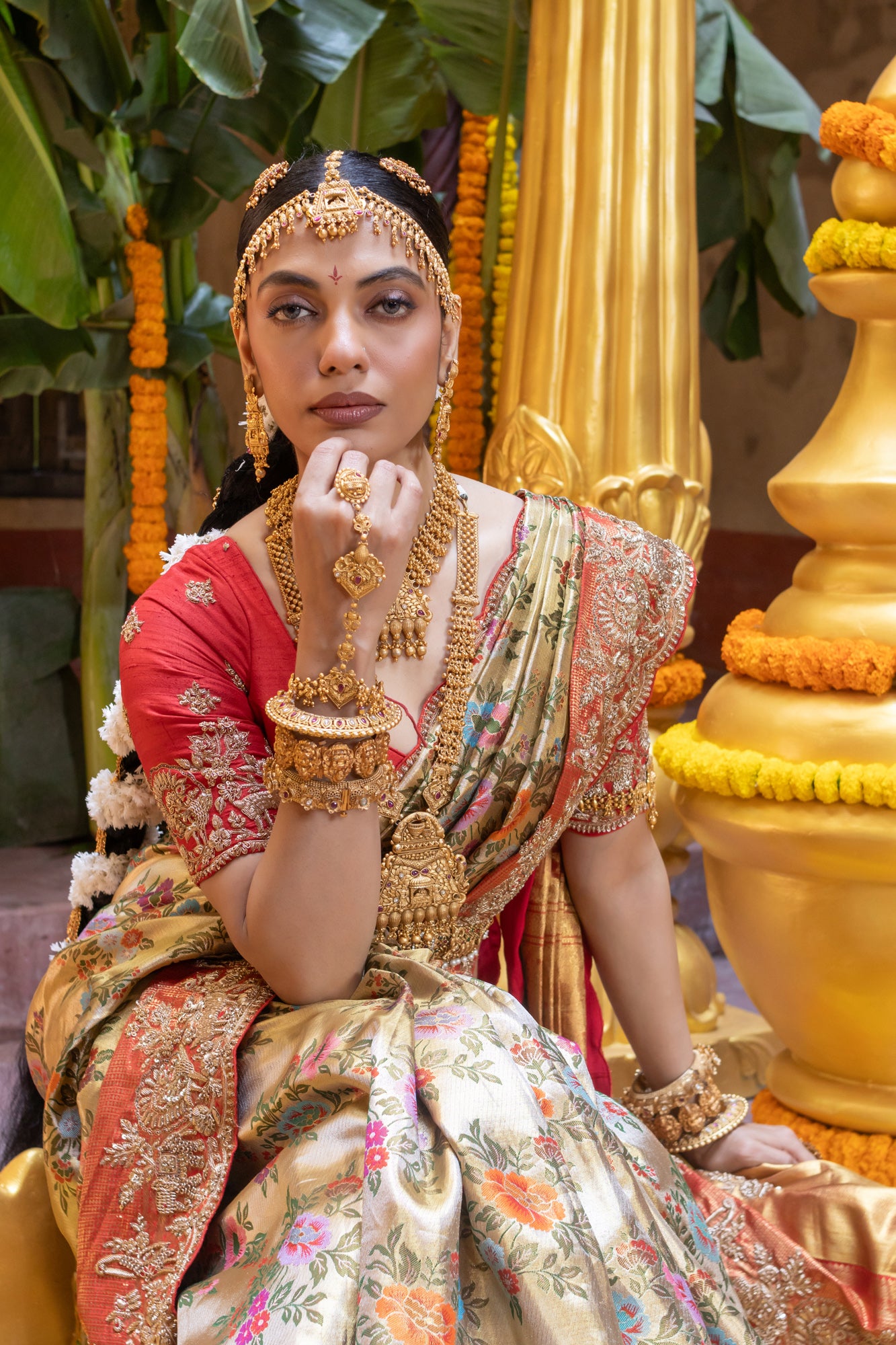 HANDCRAFTED LUXURIOUS KANJIVARAM SAREE SS-1037