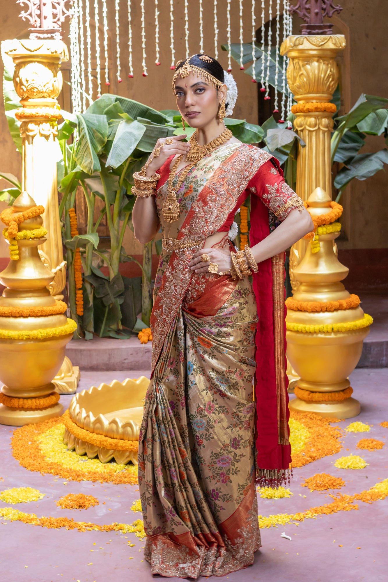 HANDCRAFTED LUXURIOUS KANJIVARAM SAREE SS-1037