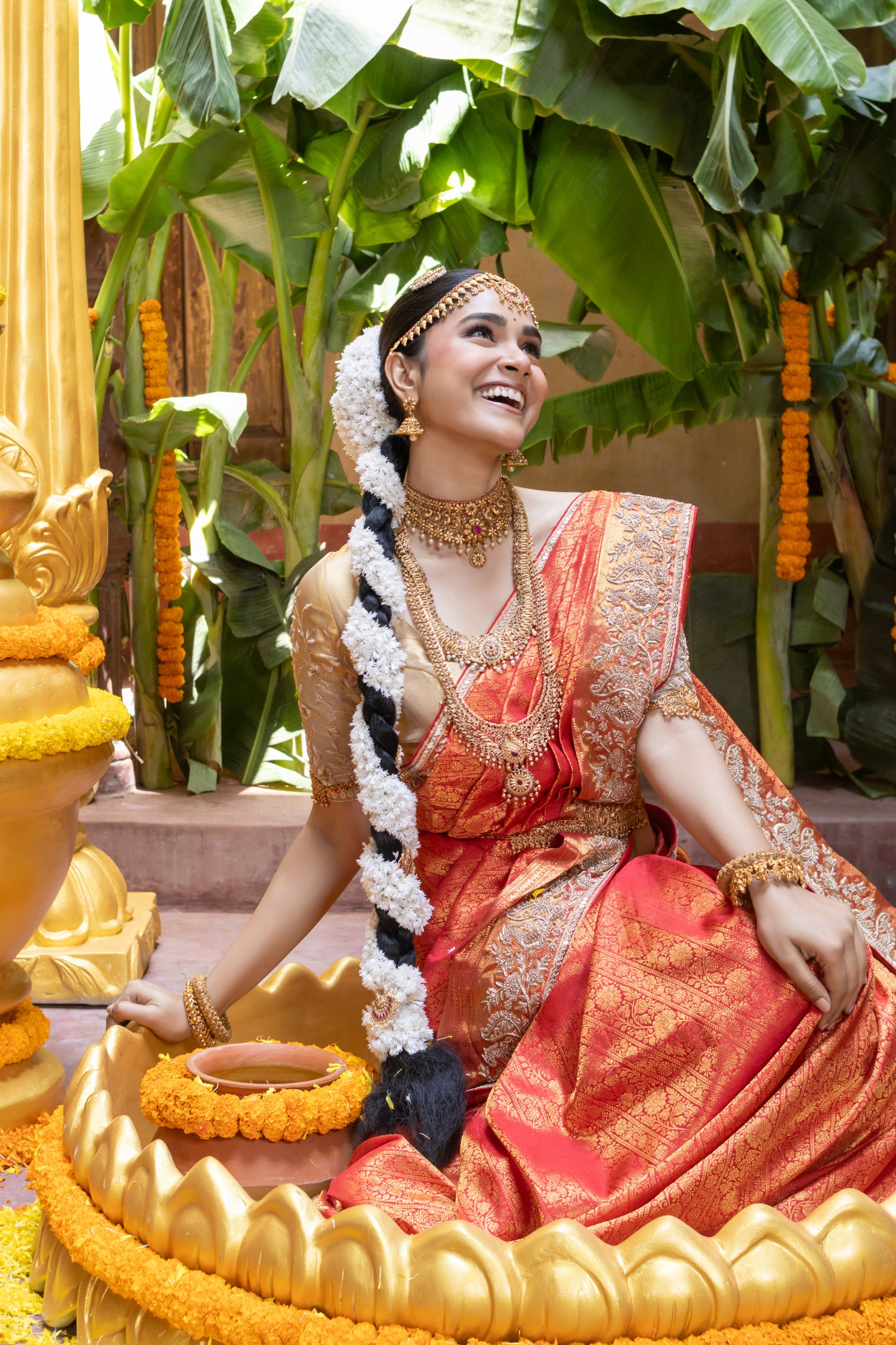 HANDEMBROIDERED PURE KANCHIPURAM SAREE SS-1226